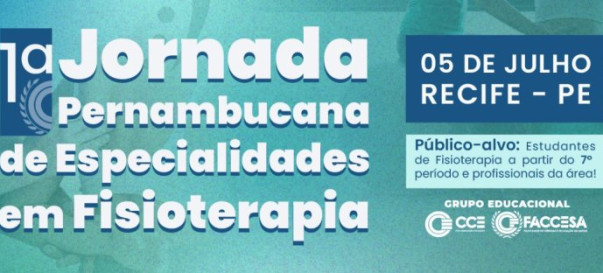 1º Jornada Pernambucana de Especialidades em Fisioterapia