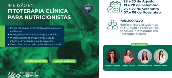 Imersão Fitoterapia Clínica para Nutricionistas