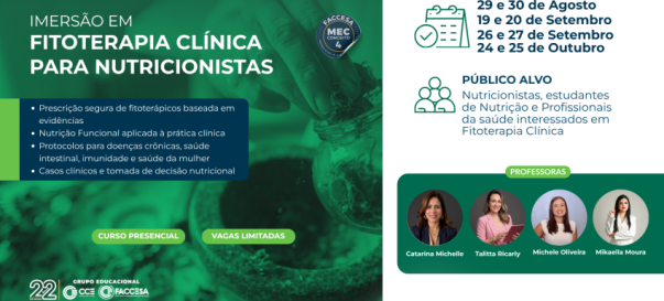 Imersão Fitoterapia Clínica para Nutricionistas