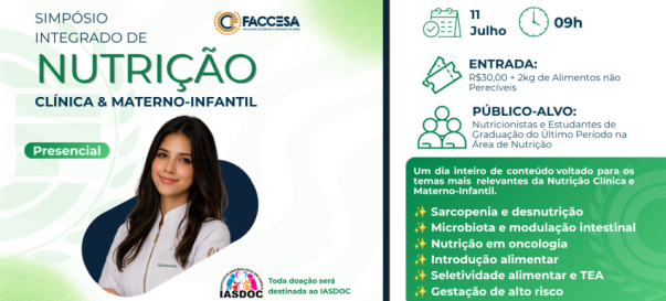 SIMPÓSIO INTEGRADO DE NUTRIÇÃO CLÍNICA E MATERNO-INFANTIL 2026